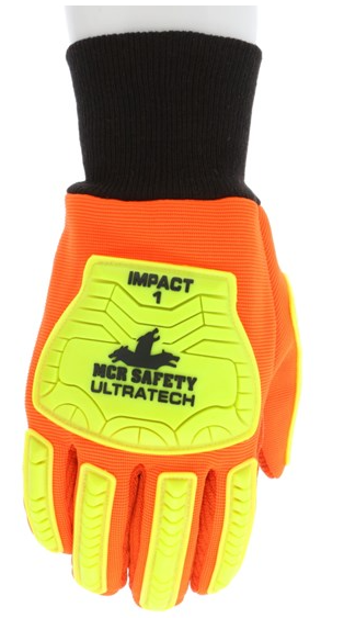 MCR Safety UltraTech® Hi-Viz Impact Gloves - Gloves